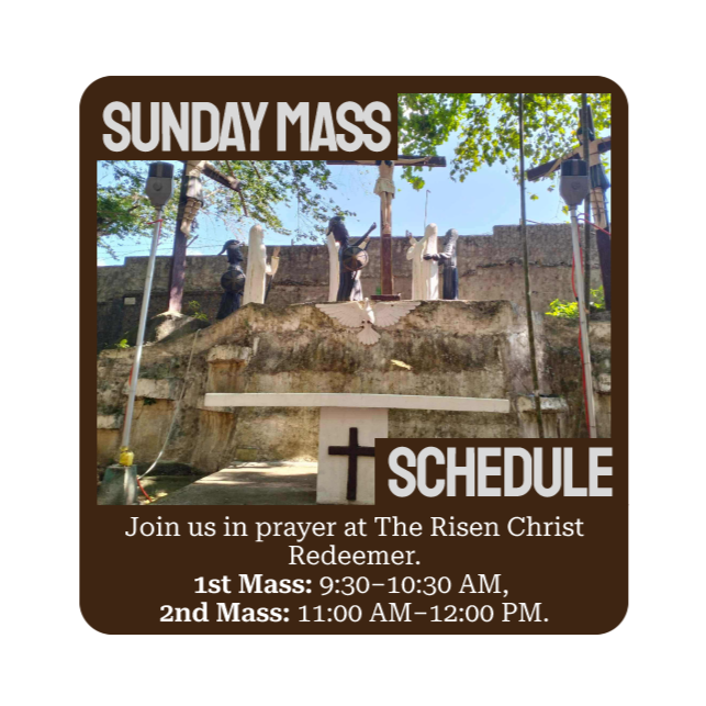 Sunday Mass Schedule